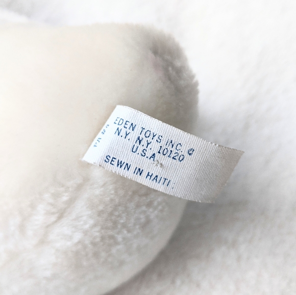 Vintage Eden Toys wind-up musical lullaby duck plush deadstock 1987 - Picture 12 of 12